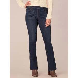 Democracy Clothing "Ab"solution Indigo High Rise Itty Bitty Boot Glider Jeans Si